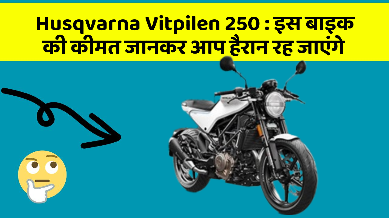 Husqvarna Vitpilen 250: इस बाइक की कीमत जानकर आप हैरान रह जाएंगे