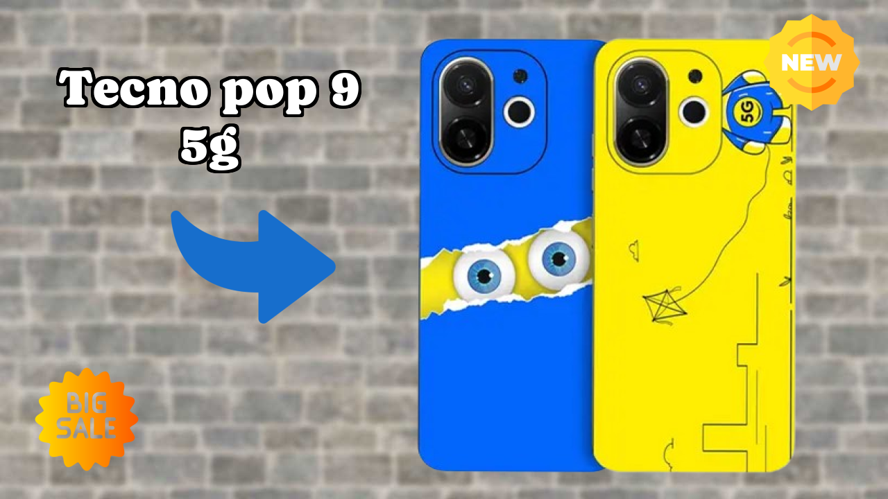 Tecno Pop 9 5G Camera Quality: 8 MP Front Camera Selfie